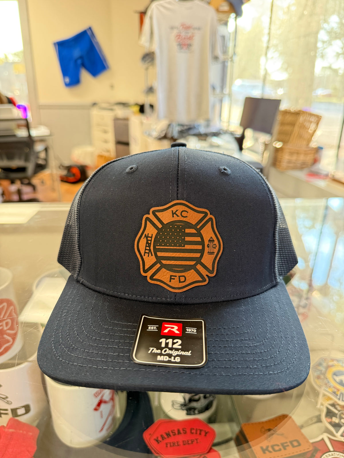 Leather Patch on Richardson 112