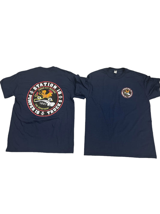 KCFD Station 18 logo shirt