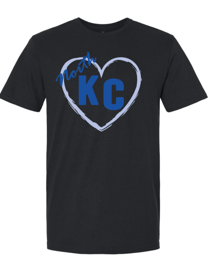 North KC Heart- Blue