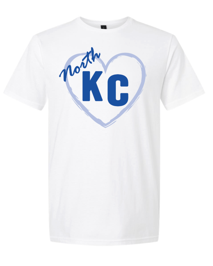 North KC Heart- Blue
